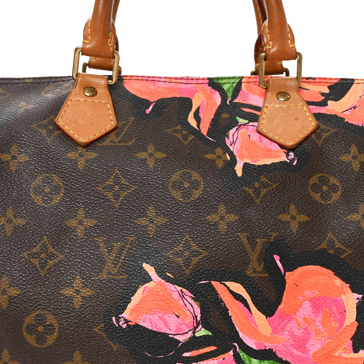 Louis Vuitton Monogram Roses Speedy 30 8 of 11