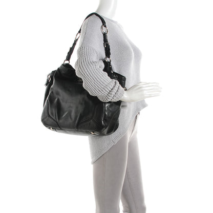 Prada Soft Calf Side Pocket Hobo Nero Black 2 of 9