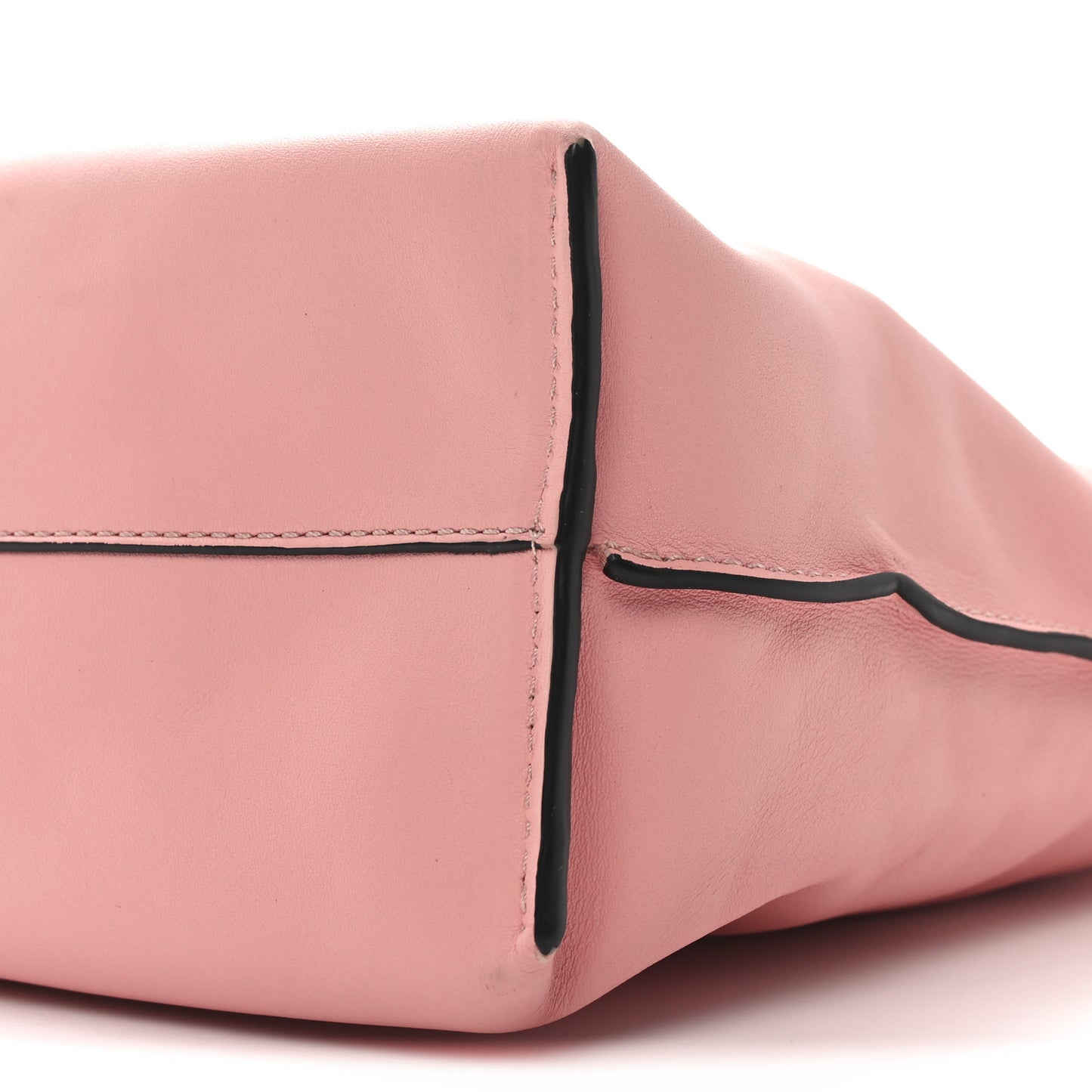Nappa Medium Flamenco Knot Bag Peach Bloom