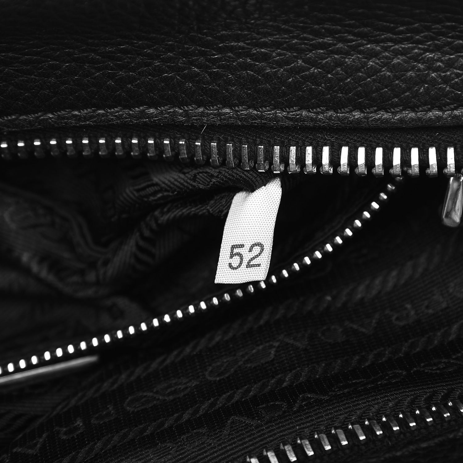 Prada Vitello Daino Tote Nero Black 7 of 18