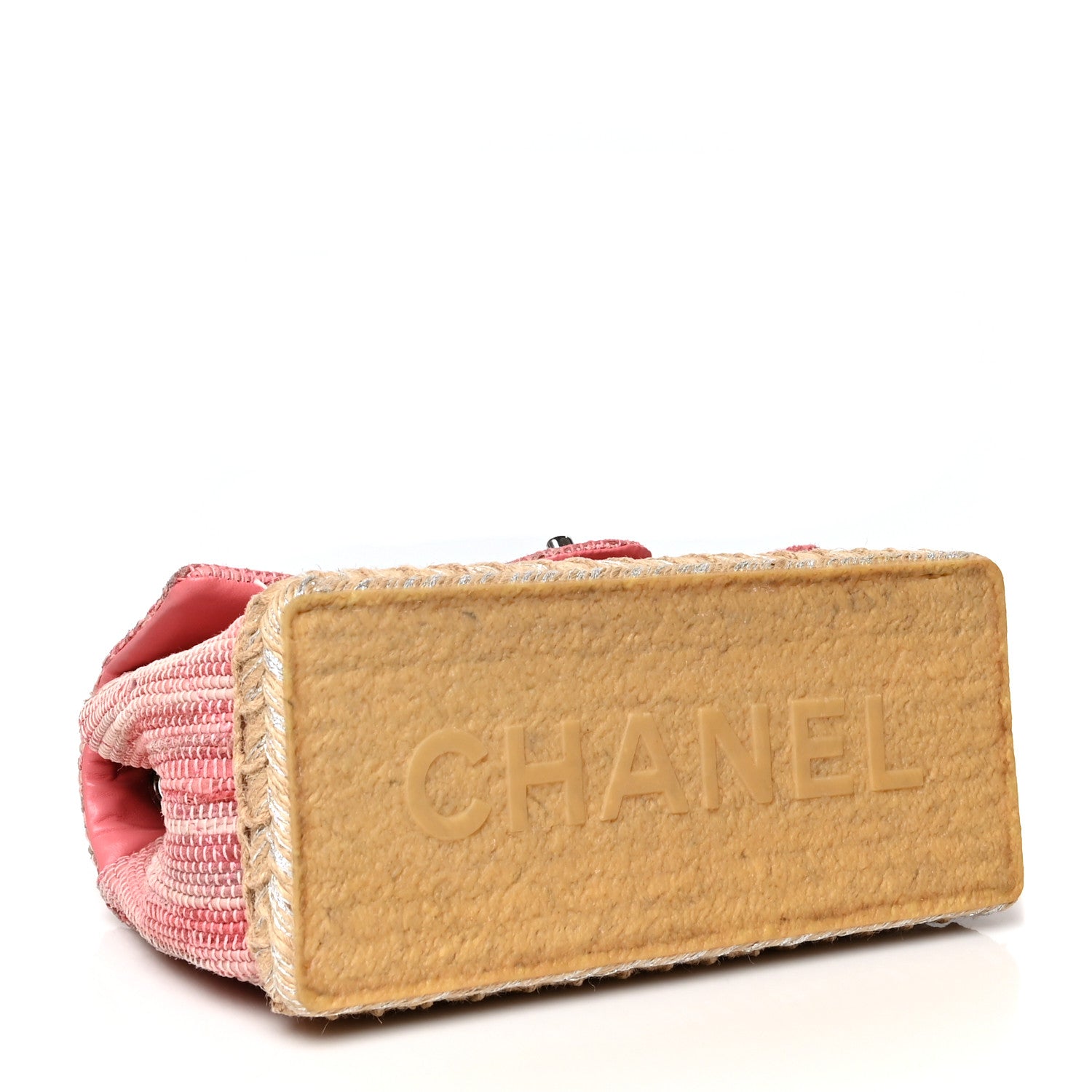 Chanel Tweed Single Flap Pink 4 of 15