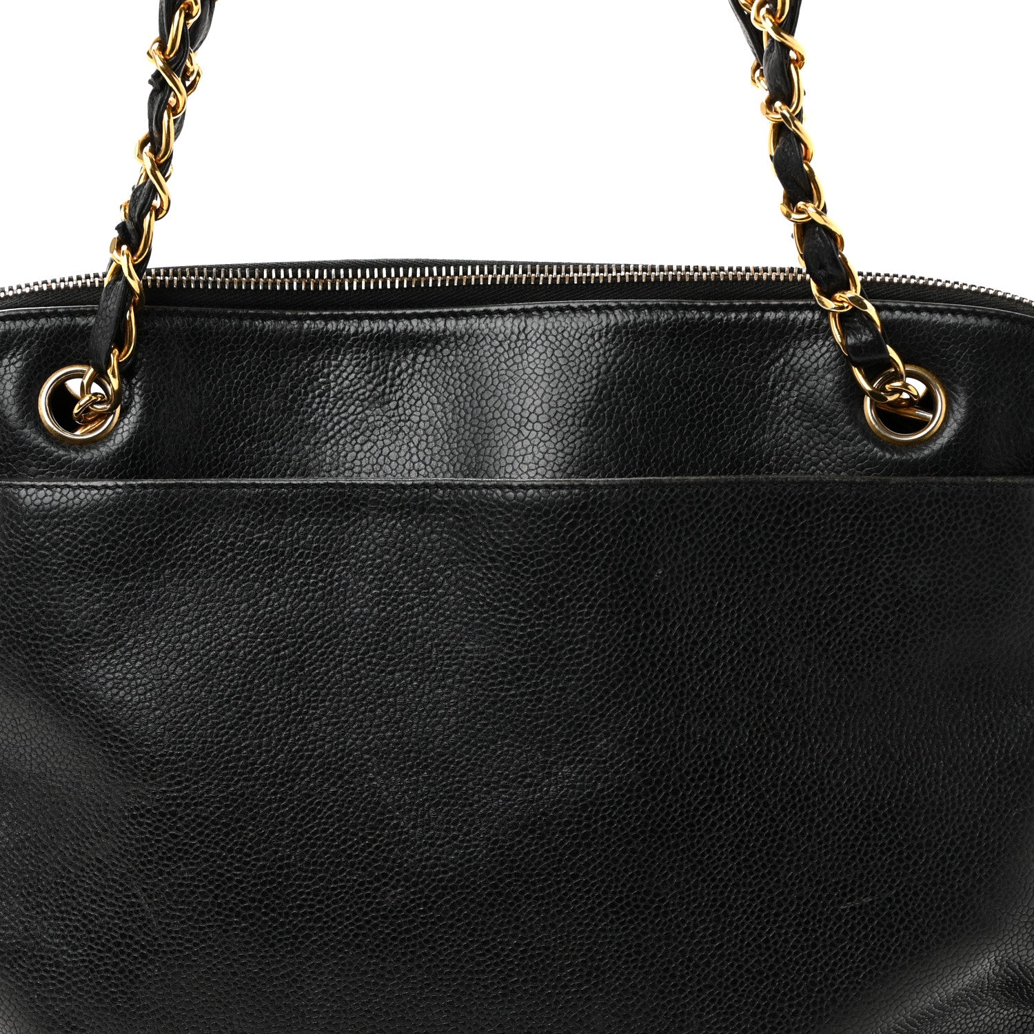 Chanel Caviar Triple CC Shoulder Bag Black 8 of 12