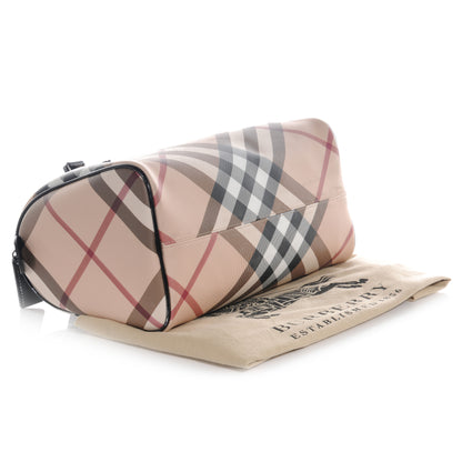 Burberry Nova Check Chester Bowling Bag Black 4 of 7