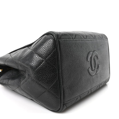 Chanel Caviar Quilted Petit Shopping Tote Black 10 of 11