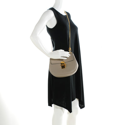 Chloe Grained Lambskin Drew Shoulder Bag Motty Grey 2 of 10