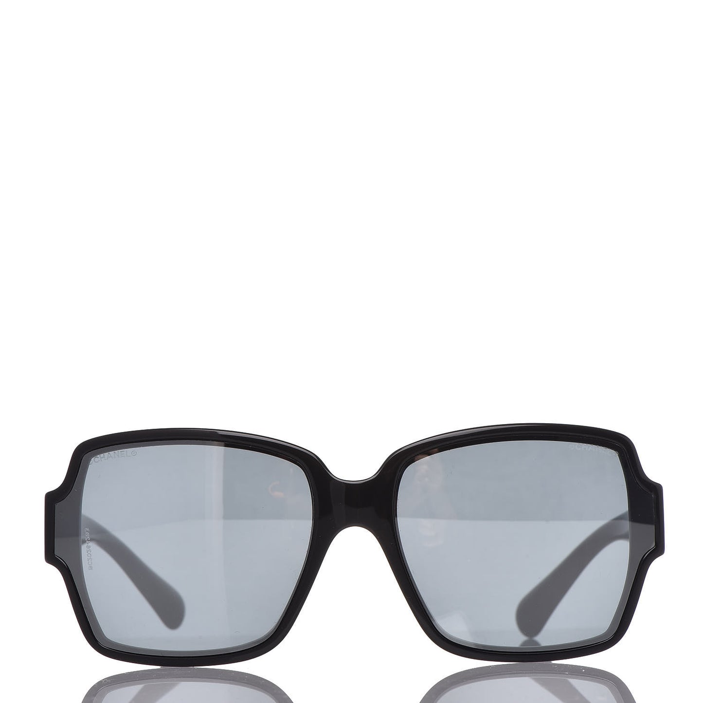 Acetate Square CC Sunglasses 5385 Black