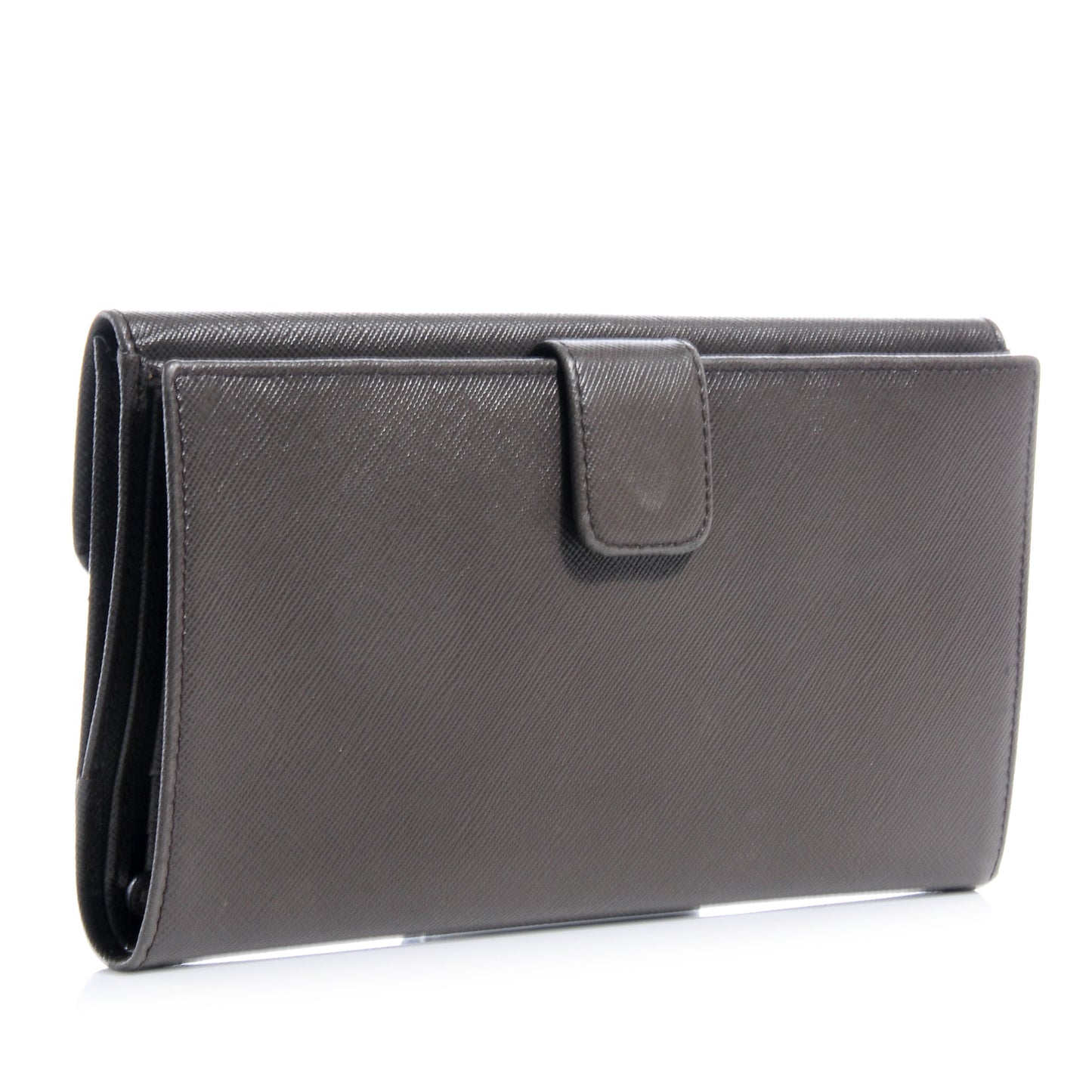 Saffiano Metal Long Wallet Grafite