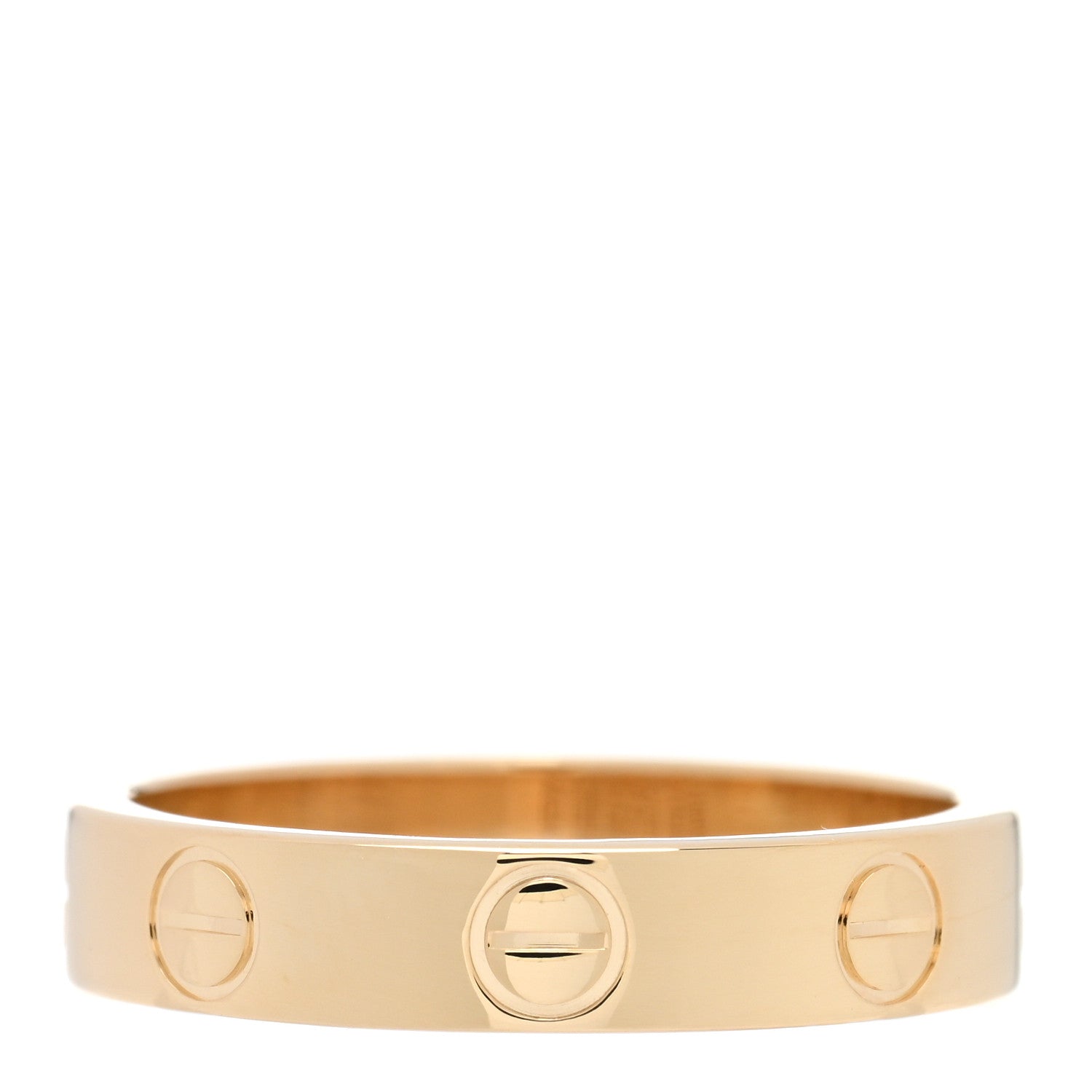 Cartier 18K Yellow Gold 3.5mm LOVE Wedding Band Ring 49 5 3 of 4