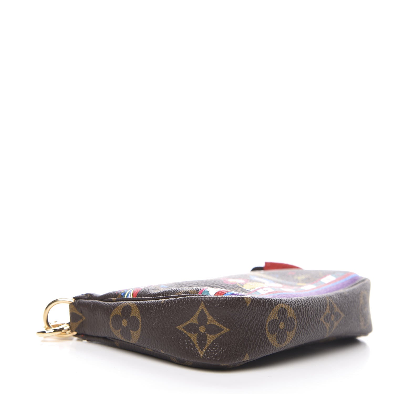 Louis Vuitton Monogram 2020 Christmas Animation Bumper Cars Mini Pochette Accessories Coquelicot 4 of 10