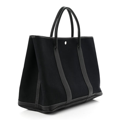 Hermes Toile Negonda Garden Party Tote GM Black 3 of 11