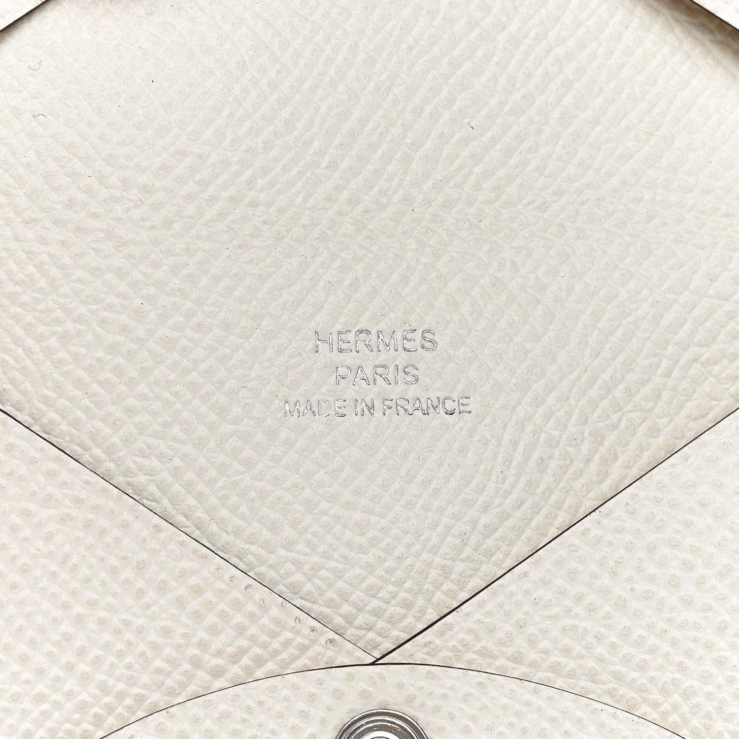 Hermes Epsom Calvi Card Case Nata 6 of 10