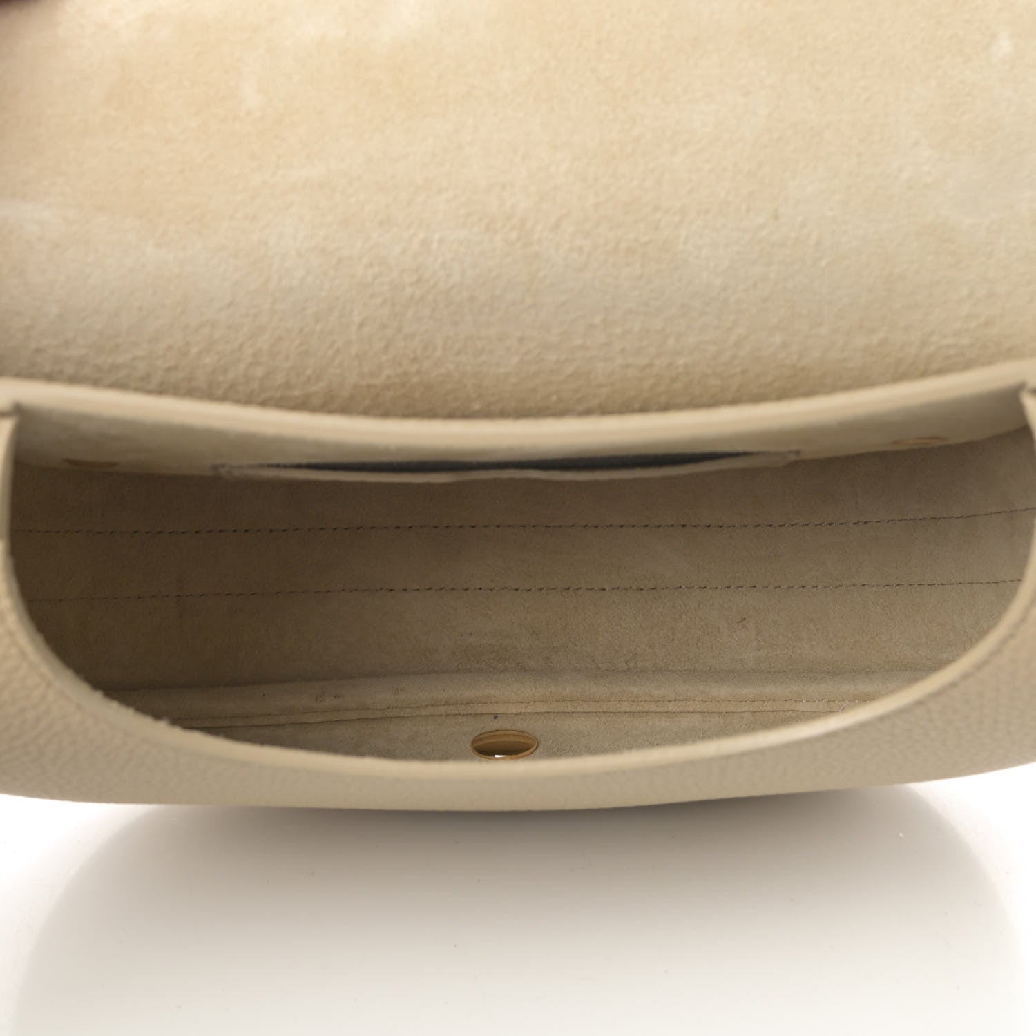 Christian Dior Grained Calfskin Medium Bobby Flap Beige 4 of 4