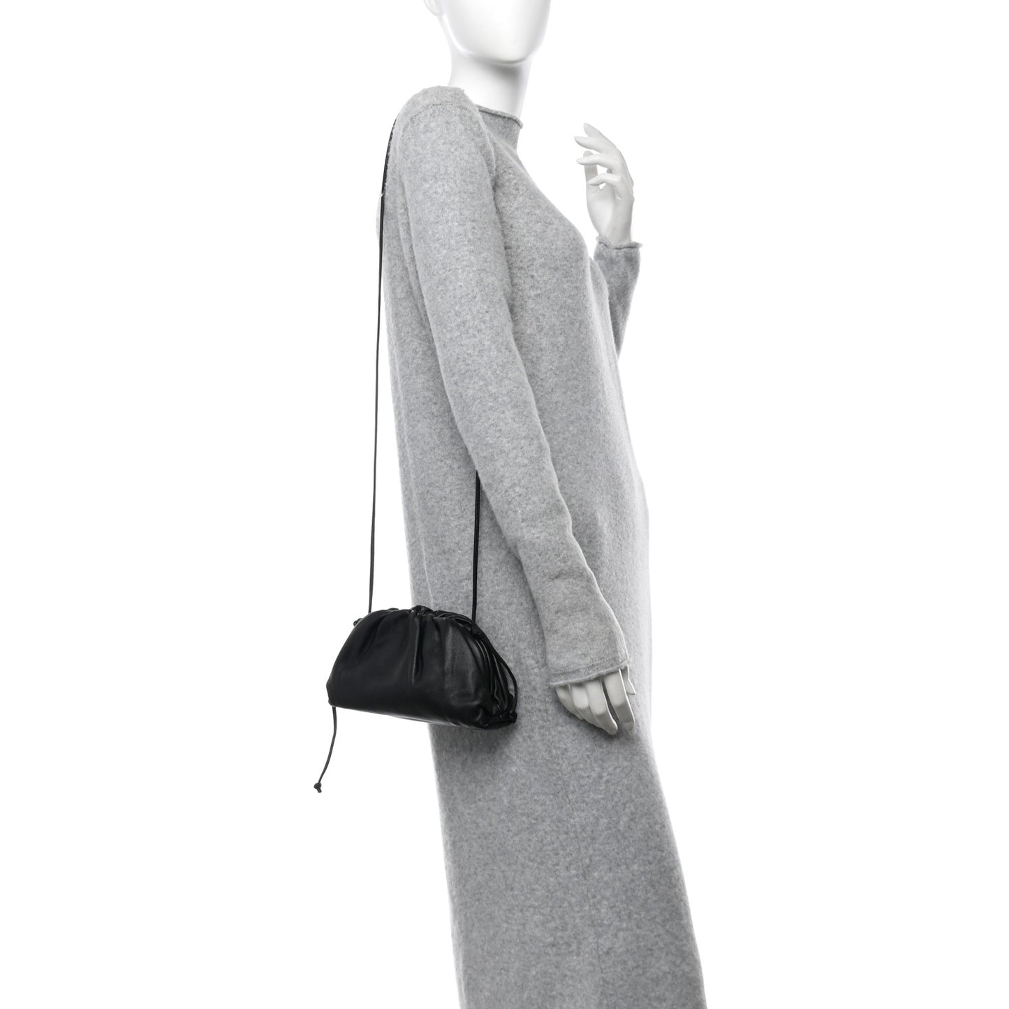 Butter Calfskin The Mini Pouch Black