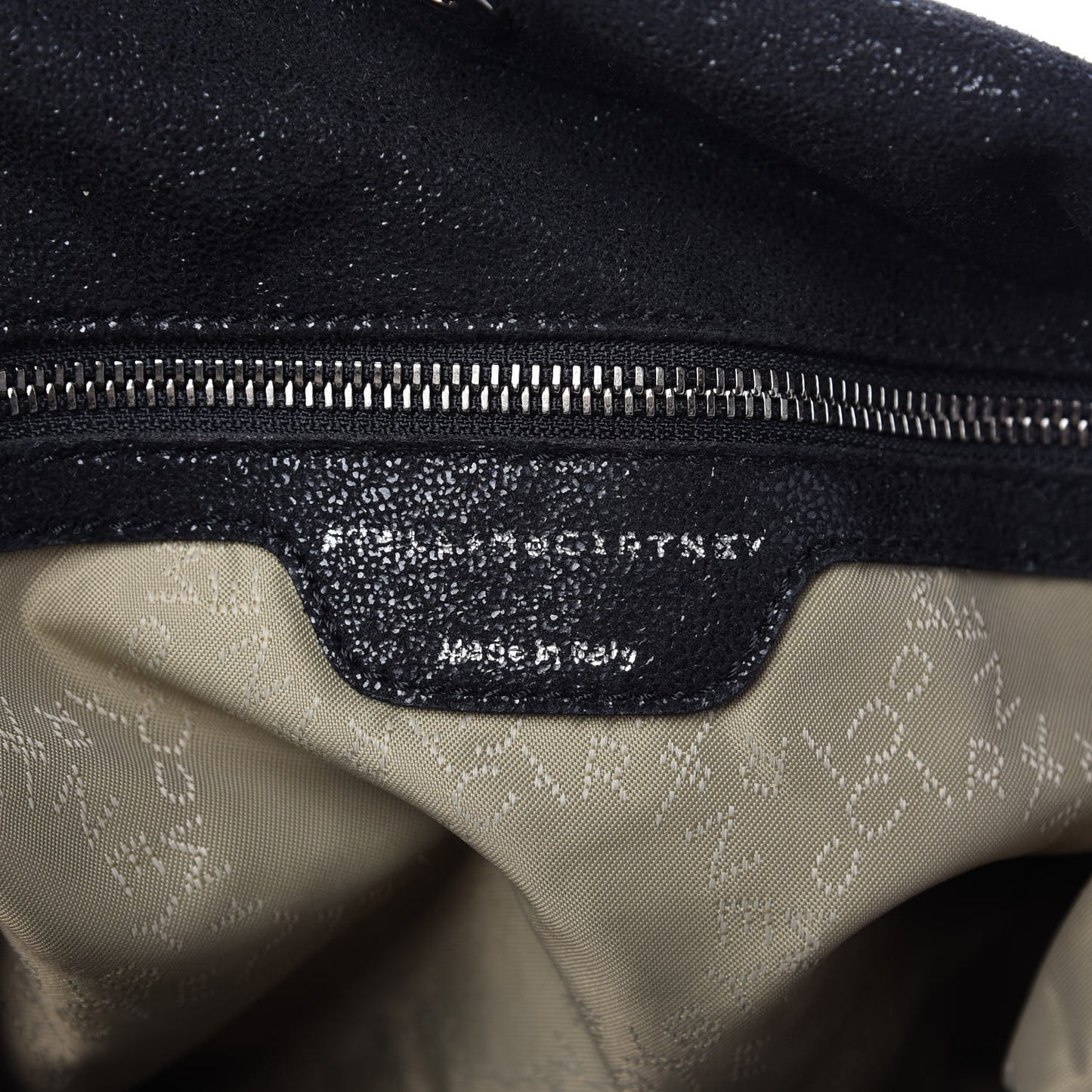 Shaggy Deer Falabella Fold Over Tote Black