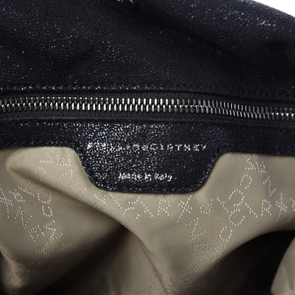 Stella McCartney Shaggy Deer Falabella Fold Over Tote Black 9 of 11