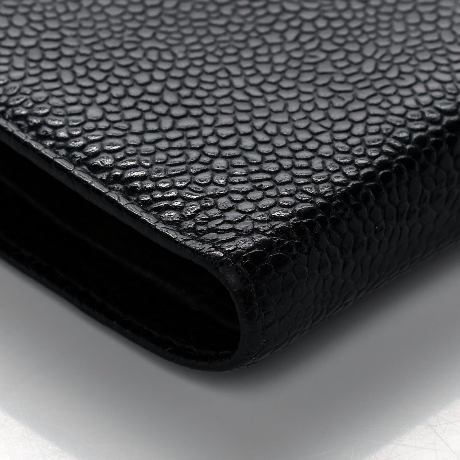 Chanel Caviar Timeless CC French Wallet Black 9 of 10