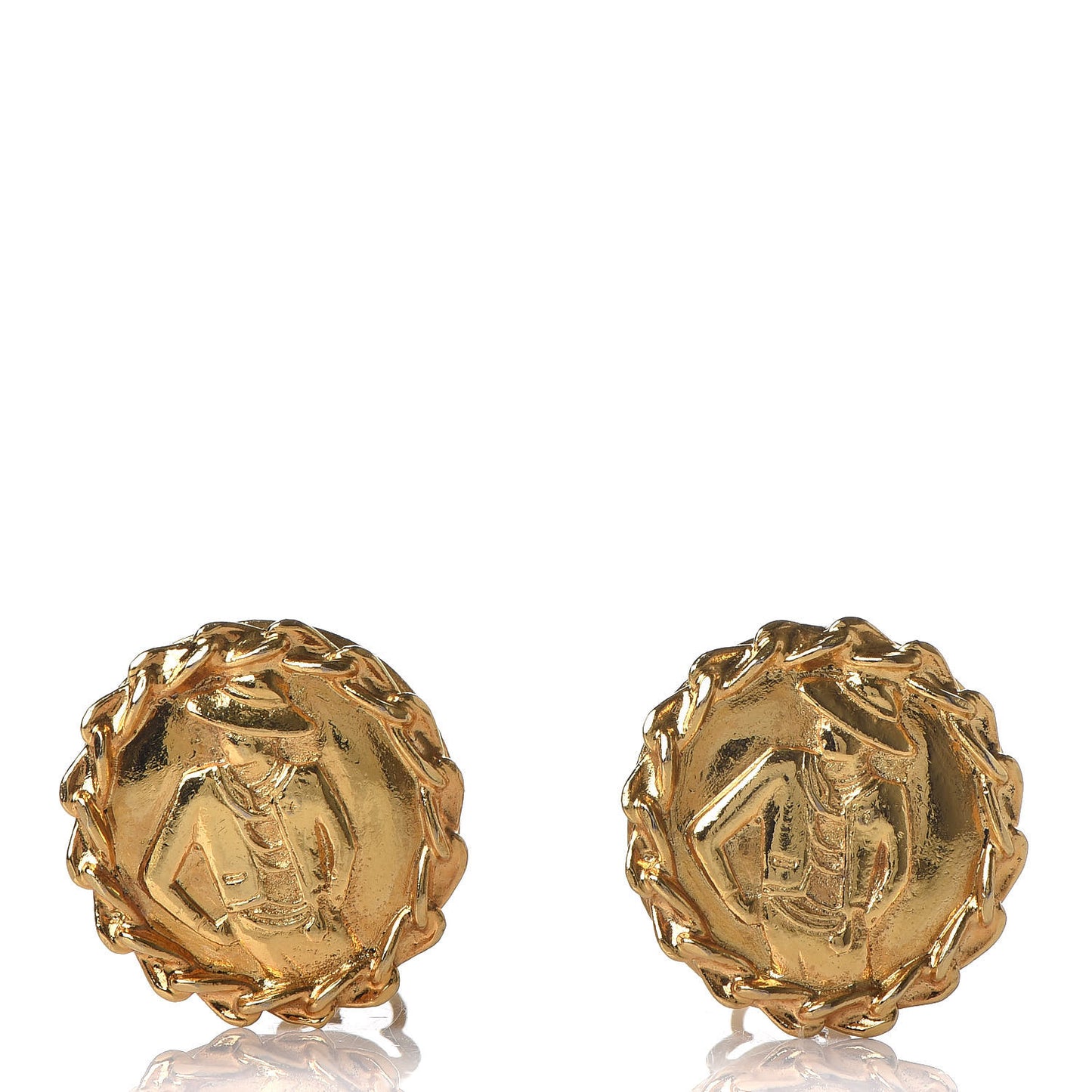 Coco Clip On Earrings Gold