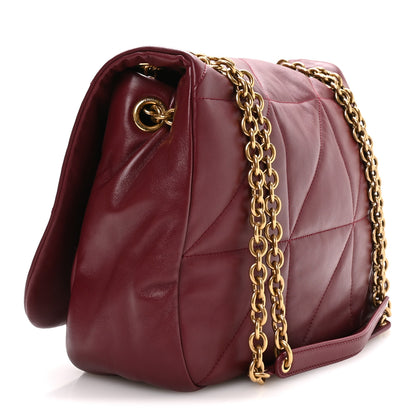 Saint Laurent Lambskin Matelasse Monogram Medium Jamie 4.3 New Dark Bordeaux 3 of 10