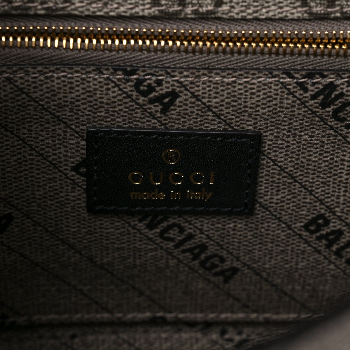 X GUCCI GG Supreme Monogram Small Hourglass Top Handle Bag Beige Ebony