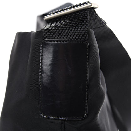 Prada Nylon Flat Messenger Bag Black 10 of 10