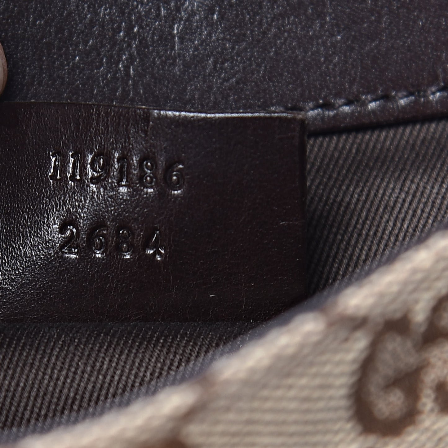 Monogram Studded Horsebit Clutch Dark Brown