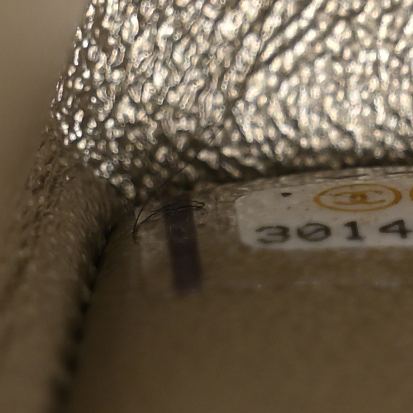 Metallic Aged Calfskin Quilted 2.55 Reissue 225 Flap Pale Gold