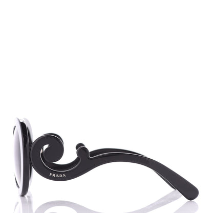 Prada Baroque Sunglasses SPR 27N Black 3 of 7