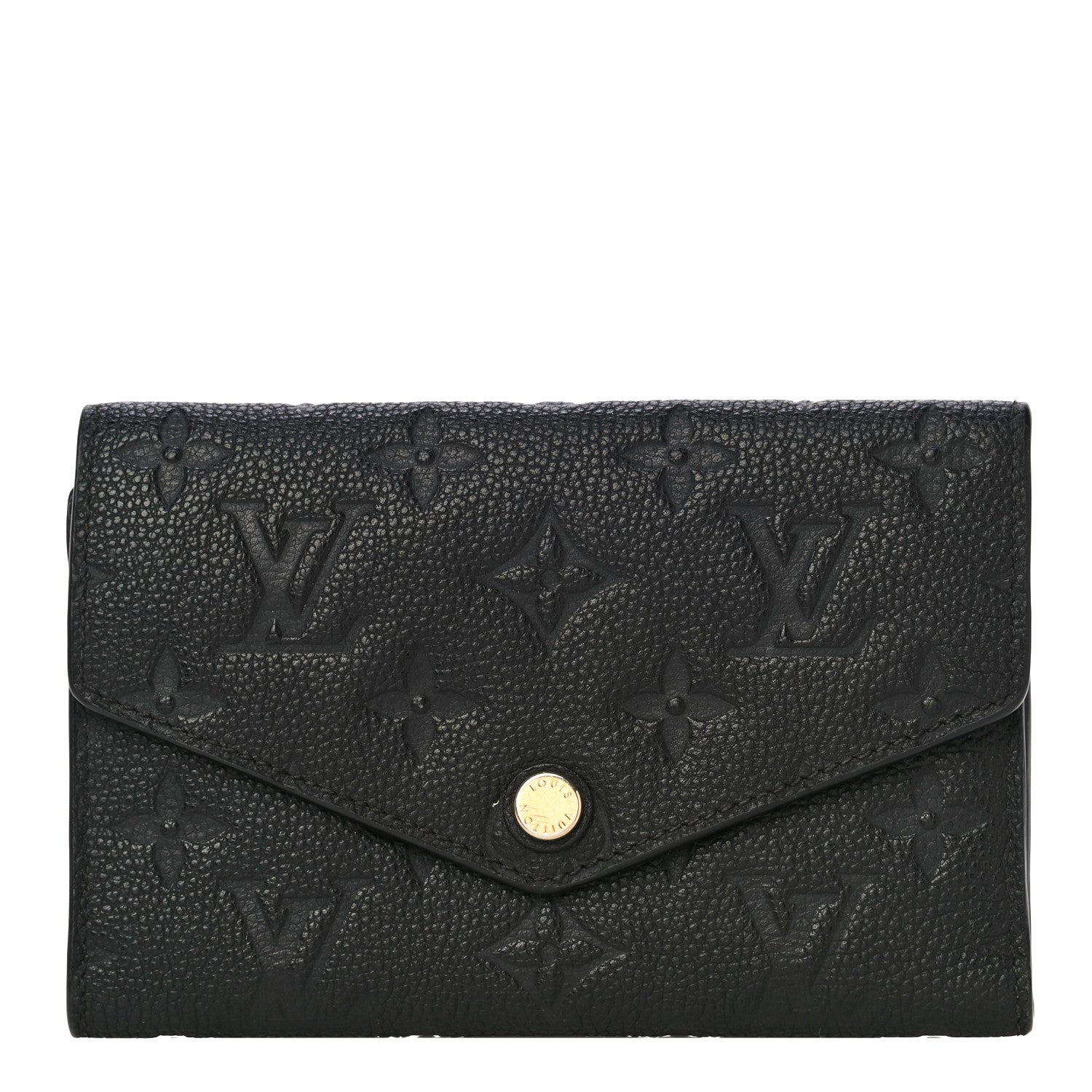 Louis Vuitton Empreinte Compact Curieuse Wallet Black 1 of 15