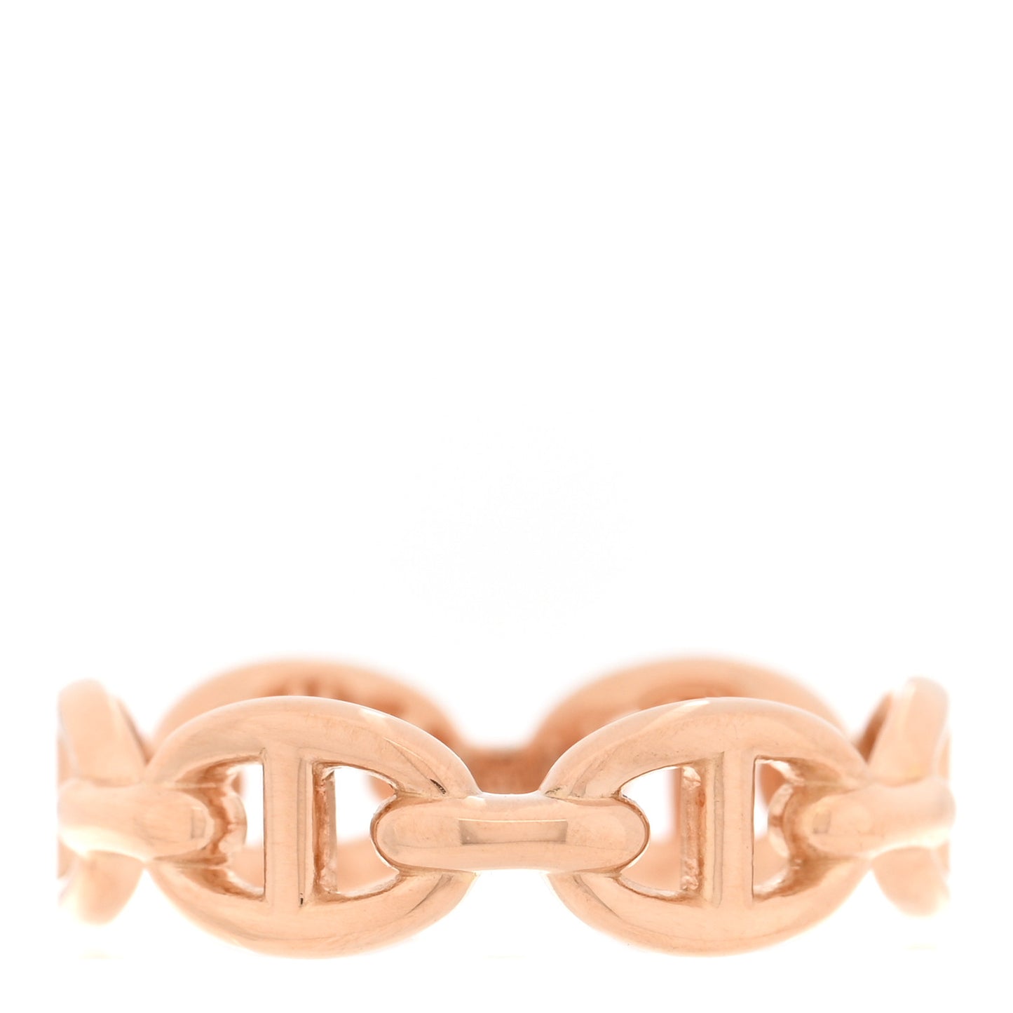 18K Rose Gold PM Chaine d'Ancre Enchainee Ring 54 7