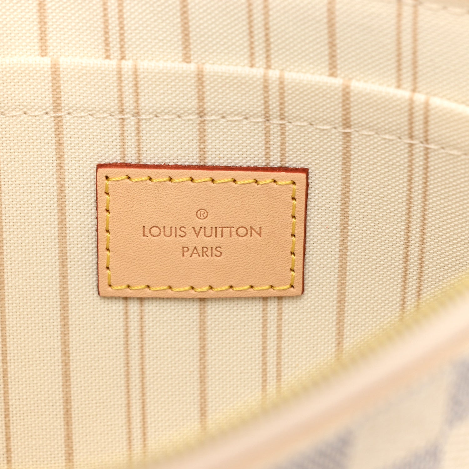 Louis Vuitton Damier Azur Neverfull MM GM Pochette 6 of 7