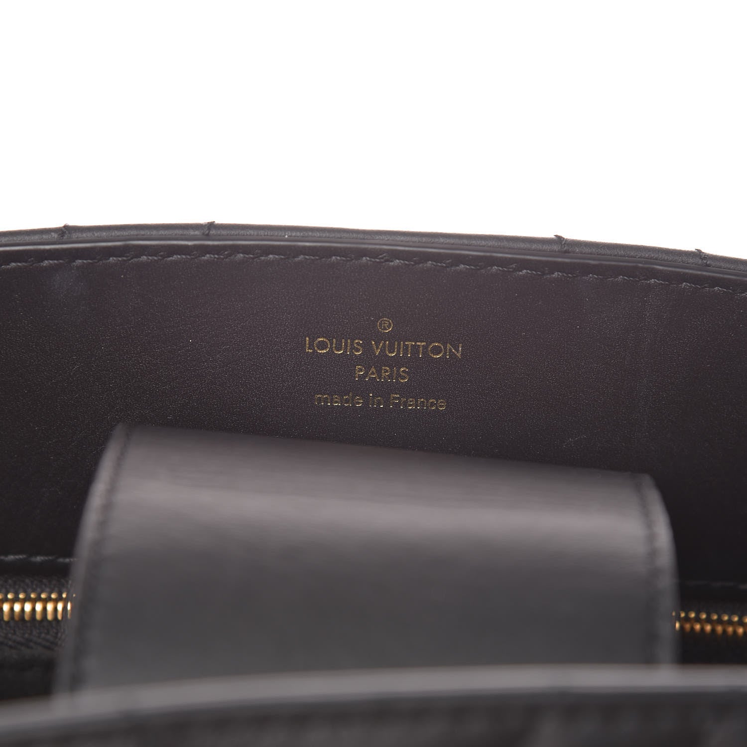 Louis Vuitton Calfskin New Wave Chain Tote Black 6 of 9