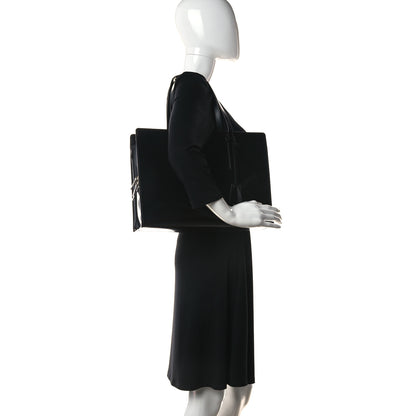 Prada Spazzolato Large Re-Edition 1995 Double Handle Handbag Black 2 of 12