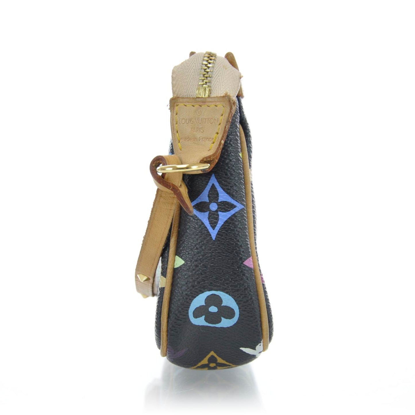 Monogram Multicolor Pochette Accessories Black