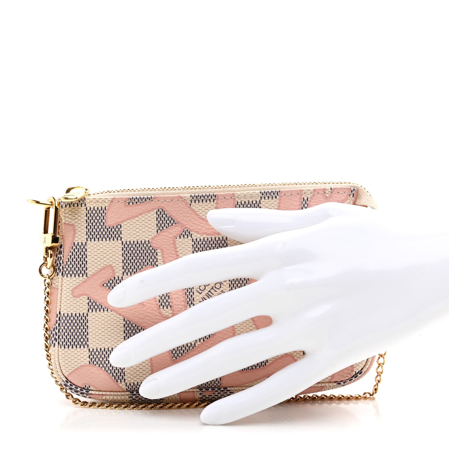 Louis Vuitton Damier Azur Tahitienne Mini Pochette Accessories 2 of 7