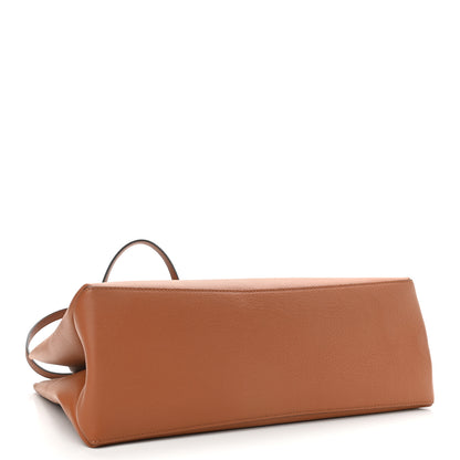Louis Vuitton Grained Calfskin Lockme Shopper Chataigne 4 of 11