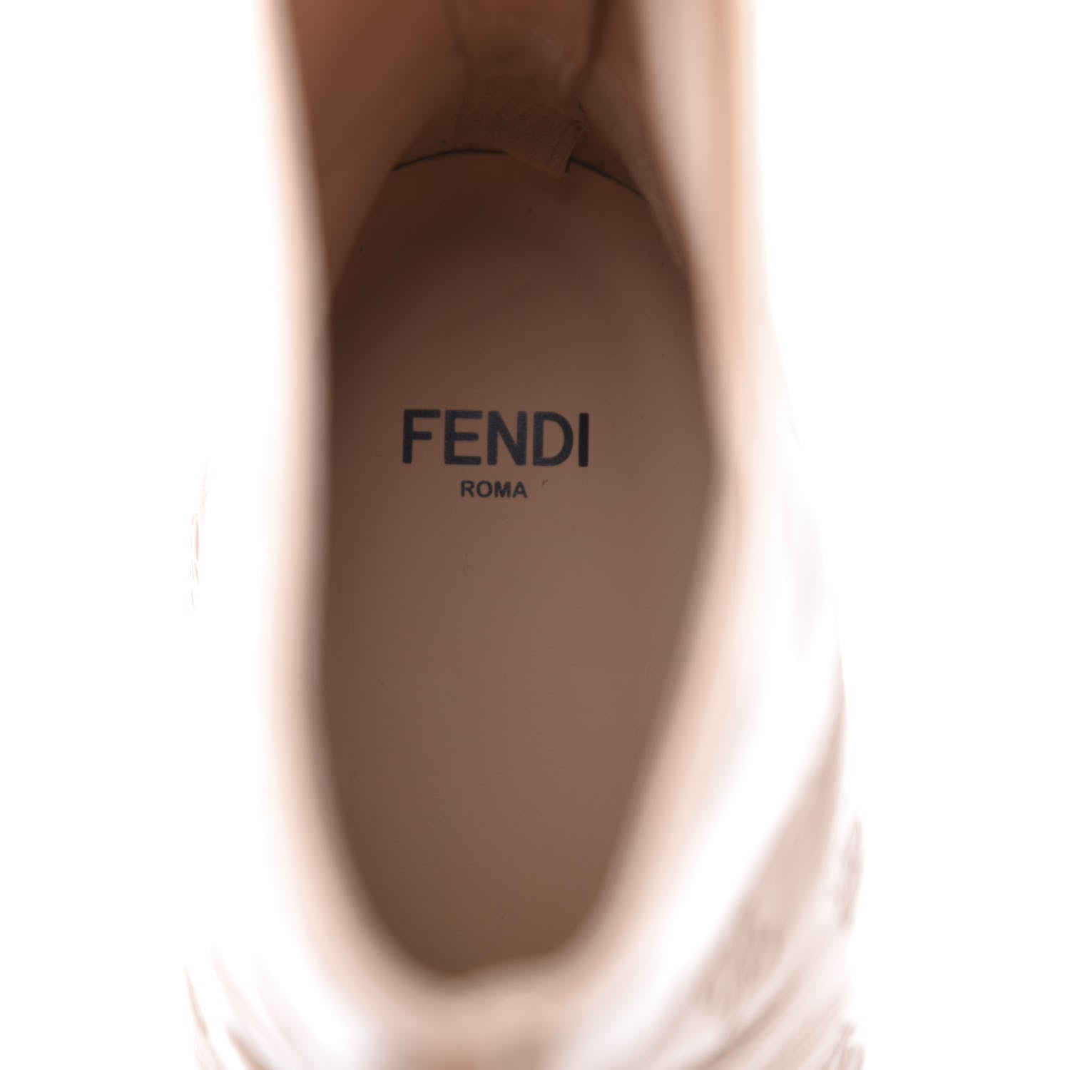 Fendi Vitello Karligraphy Embossed FFreedom Ankle Boots 39.5 Pink Burb 7 of 9