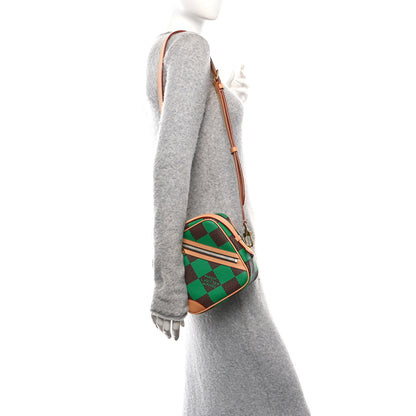 Louis Vuitton Damier Pop Chess Messenger Green 2 of 9