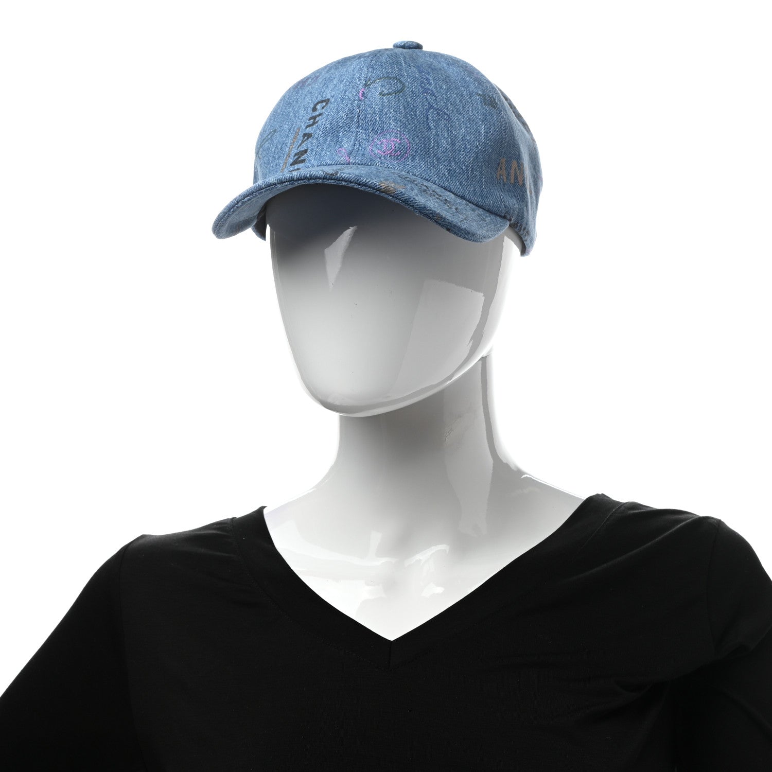 Chanel Denim Mood Cap Hat Blue 2 of 8