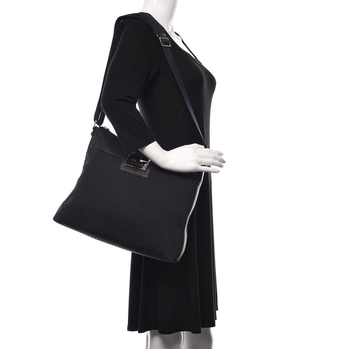 Monogram Messenger Black