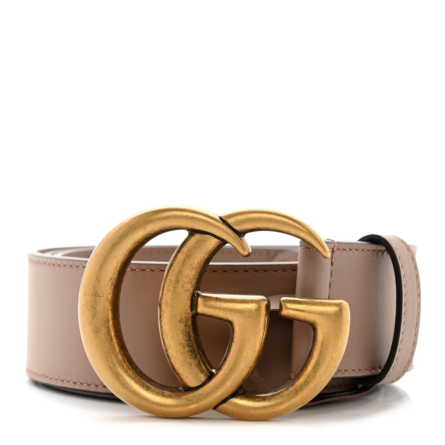 Gucci Calfskin Double G 40mm Belt 100 40 Porcelain Rose 1 of 4