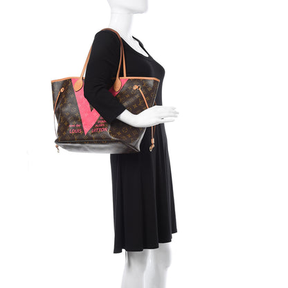 Louis Vuitton Monogram V Neverfull MM Grenade 2 of 15