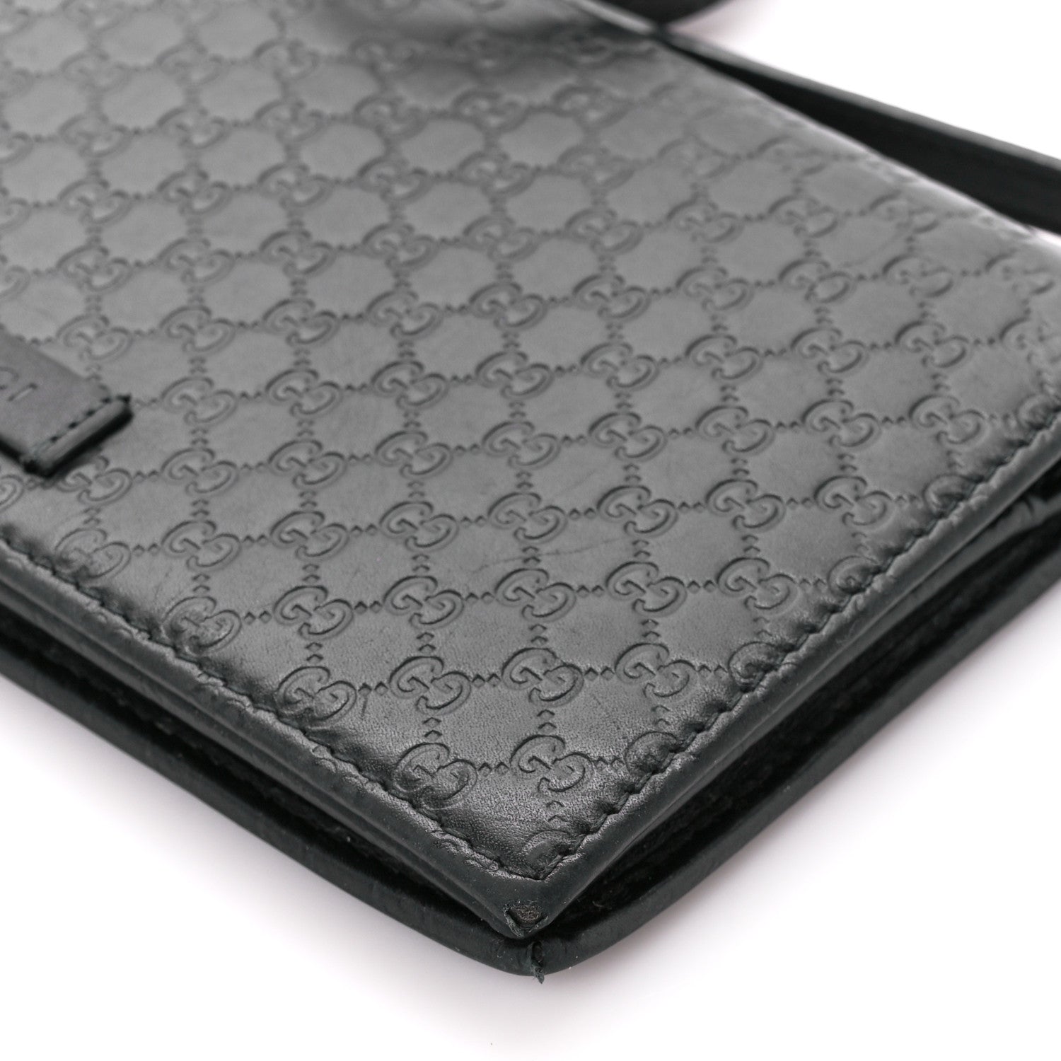 Gucci Microguccissima Crossbody Wallet Black 10 of 11