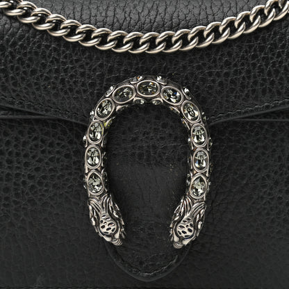 Gucci Calfskin Super Mini Dionysus Shoulder Bag Black 7 of 11