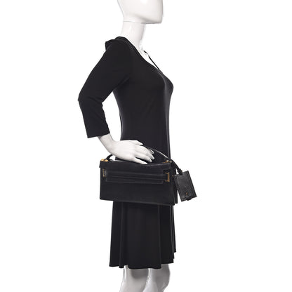 Valentino Garavani Calfskin Elephant Embossed My Rockstud Clutch Black 2 of 8