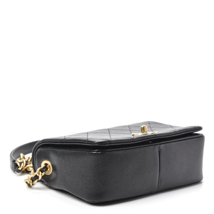 Chanel Caviar Quilted Small Fashion Therapy Flap Bag Black 4 of 10
