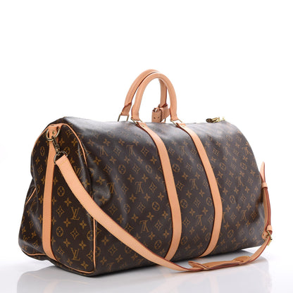 Louis Vuitton Monogram Keepall Bandouliere 55 4 of 8