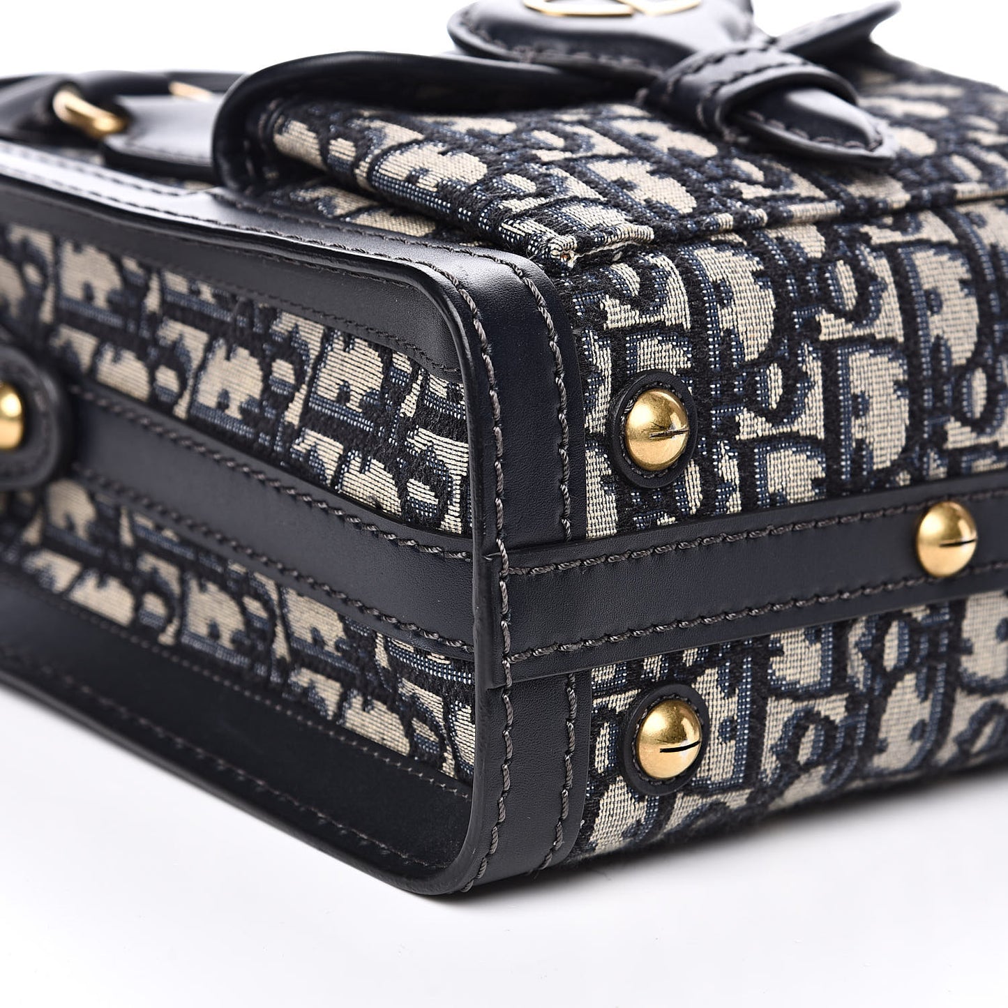 Oblique Mini Tote Bag Blue
