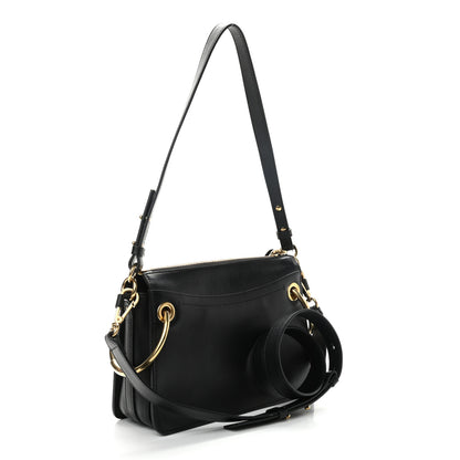 Chloe Calfskin Suede Small Roy Bag Black 3 of 11