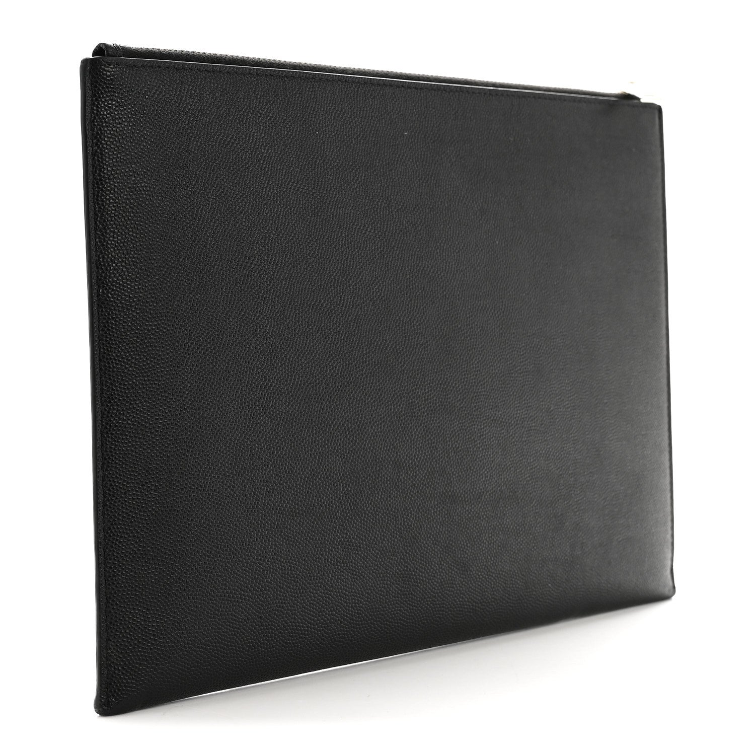 Saint Laurent Grain De Poudre Zipped Tablet Holder Black 3 of 7