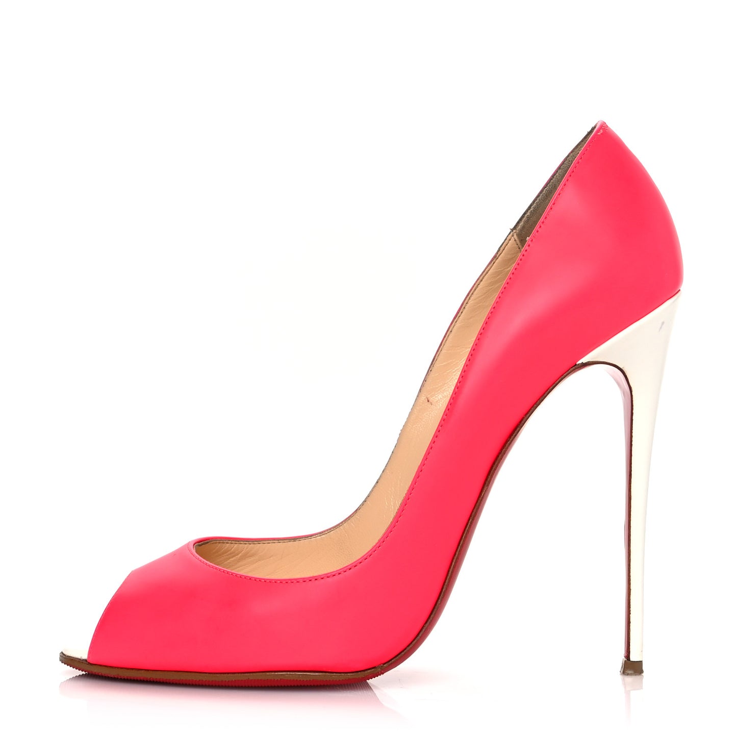 Jazz Calf Youpi 120 Pumps 40 Fuchsia White